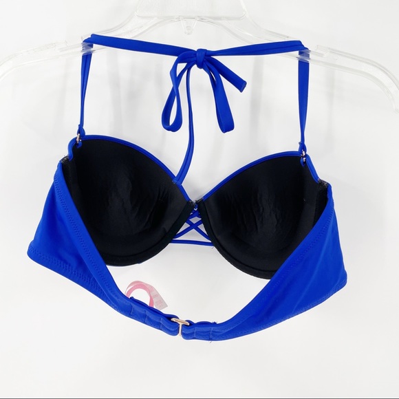 Victoria's Secret Deep Blue Push Up Bikini Top - Picture 7 of 7